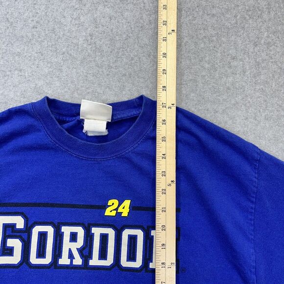 Jeff Gordon NASCAR 24 Shirt Mens Large L Blue Chase Authentics Fade Y2K - Picture 7 of 8